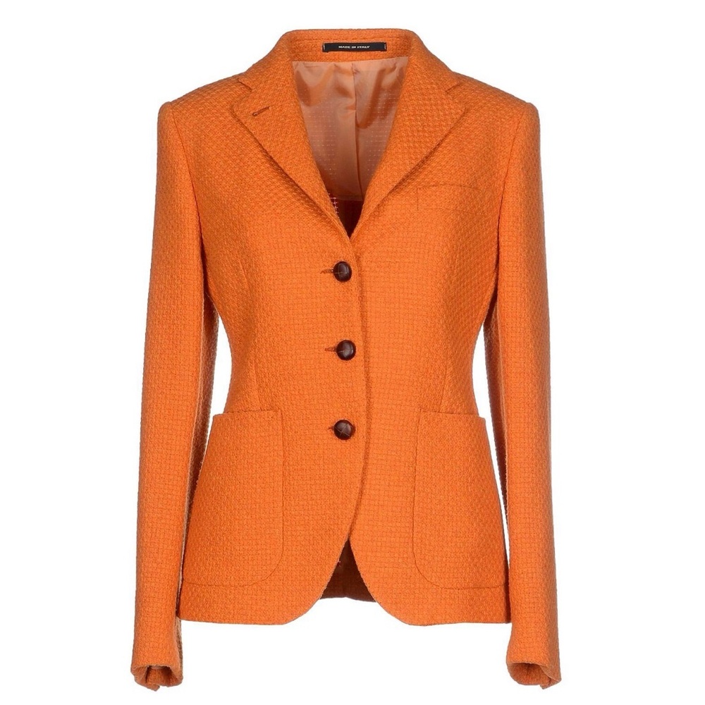 TAGLIATORE Orange Women's Blazer size 8